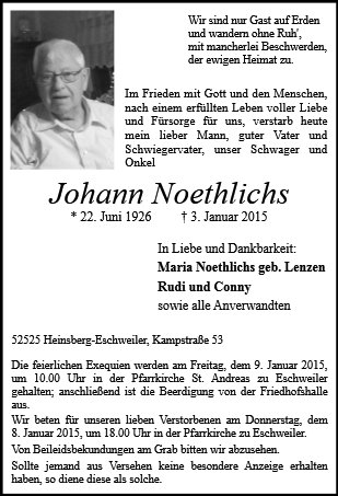 Johann Noethlichs