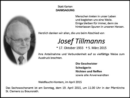 Josef Tillmanns