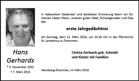 Hans Gerhards