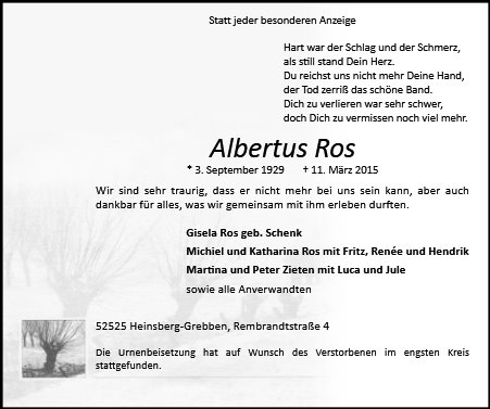 Albertus Ros