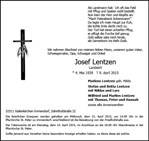 Josef Lentzen
