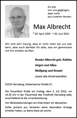 Max Albrecht
