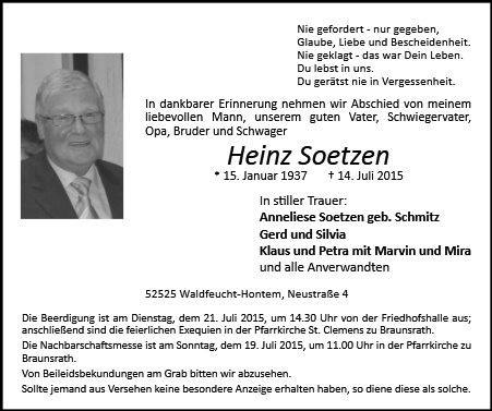 Heinz Soetzen