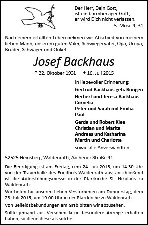 Josef Backhaus