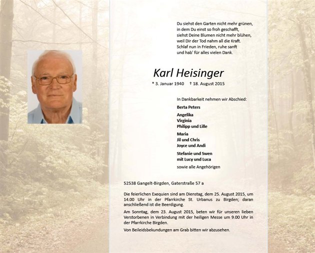 Karl Heisinger