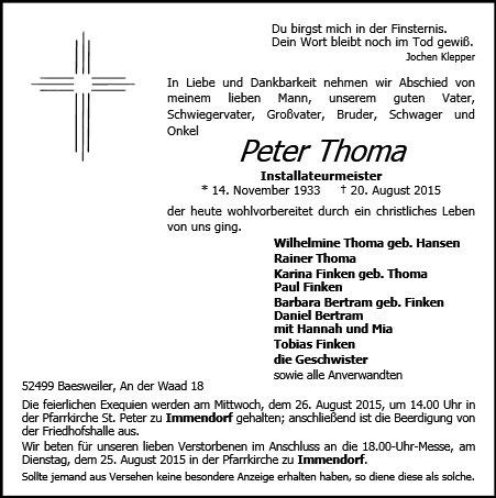 Peter Thoma