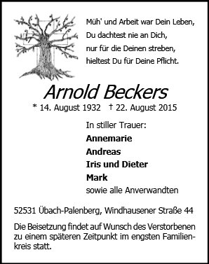 Arnold Beckers