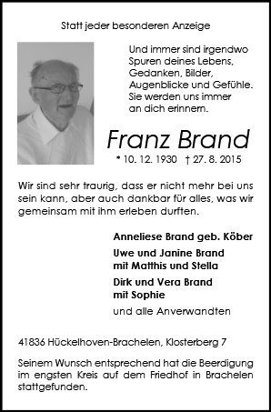 Franz Brand
