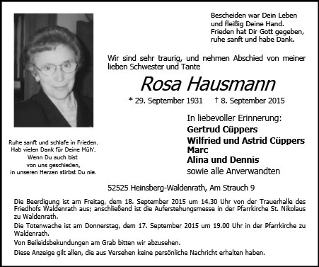 Rosa Hausmann