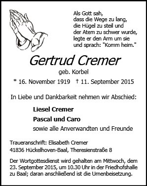 Gertrud Cremer