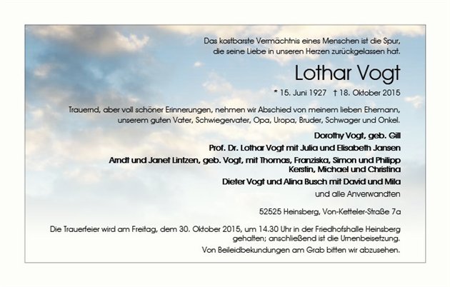 Lothar Vogt