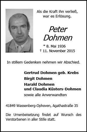Peter Dohmen