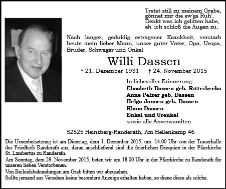Willi Dassen