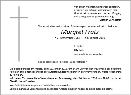 Margret Fratz