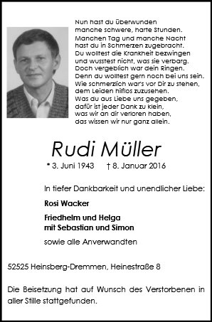 Rudi Müller