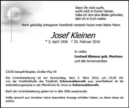 Josef Kleinen