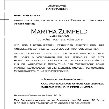 Martha Zumfeld