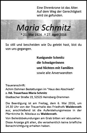 Maria Schmitz