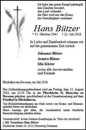 Hans Bützer