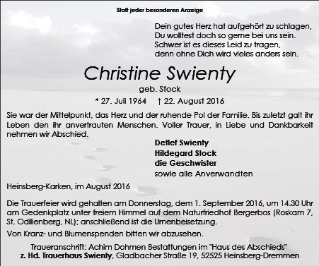 Christine Swienty