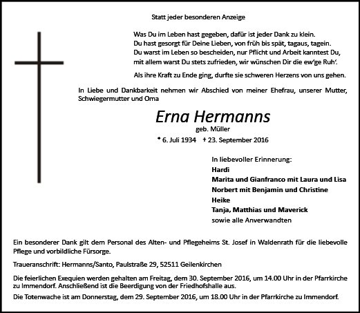 Erna Hermanns
