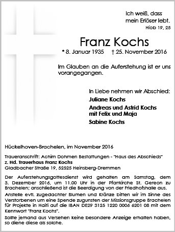 Franz Kochs