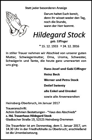 Hildegard Stock