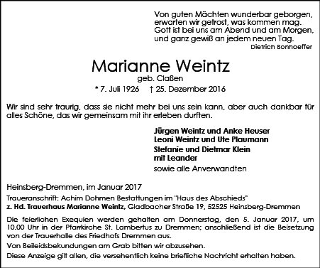 Marianne Weintz
