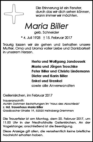 Maria Biller