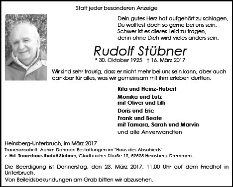 Rudolf Stübner