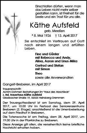 Käthe Aufsfeld