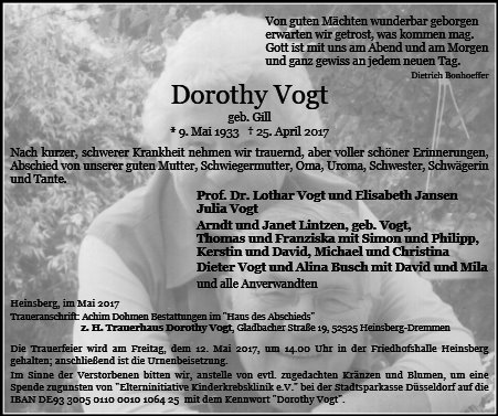 Dorothy Vogt