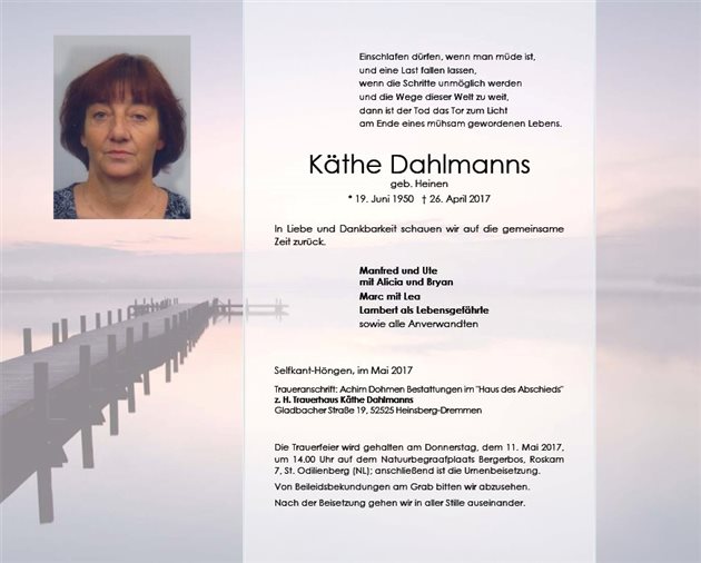 Käthe Dahlmanns