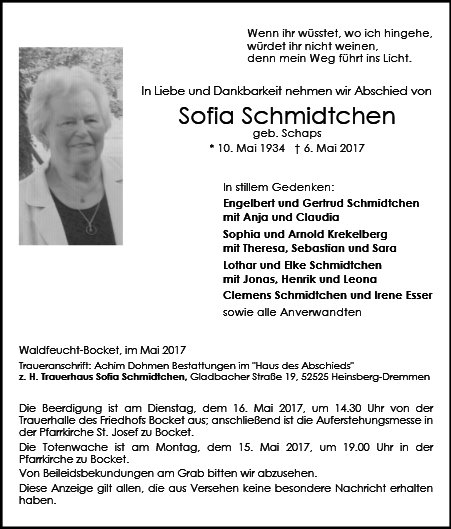 Sofia Schmidtchen