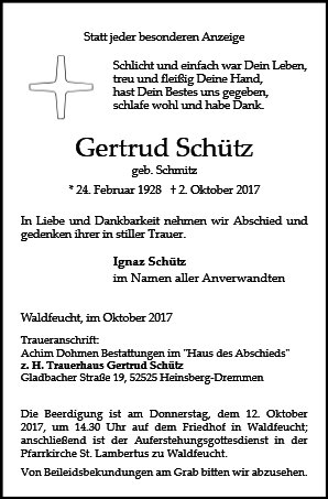 Gertrud Schütz