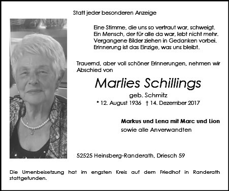 Marlies Schillings