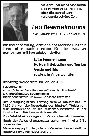 Leo Beemelmanns