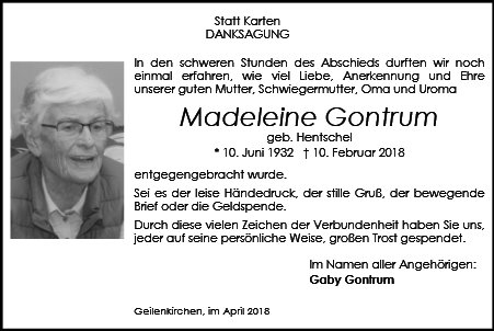 Madeleine Gontrum