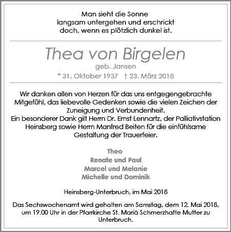 Thea von Birgelen