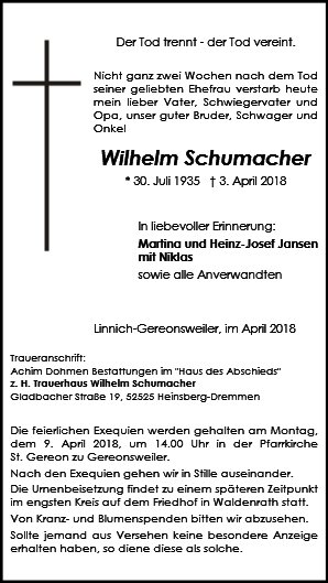 Wilhelm Schumacher
