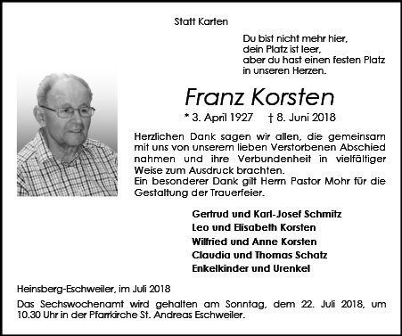 Franz-Josef Korsten