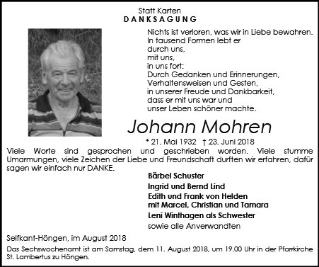 Johann Mohren