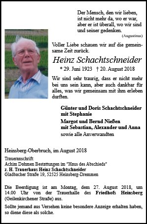 Heinz Schachtschneider