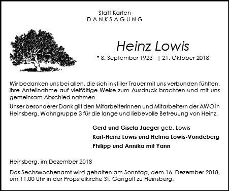 Heinz Lowis