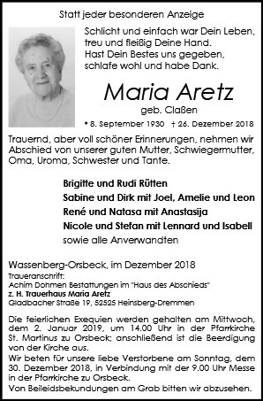 Maria Aretz