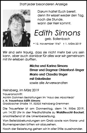 Edith Simons