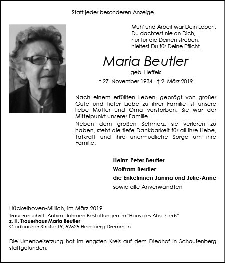 Maria Beutler