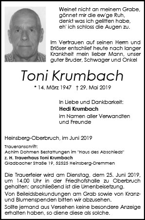 Toni Krumbach