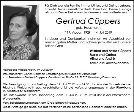 Gertrud Cüppers