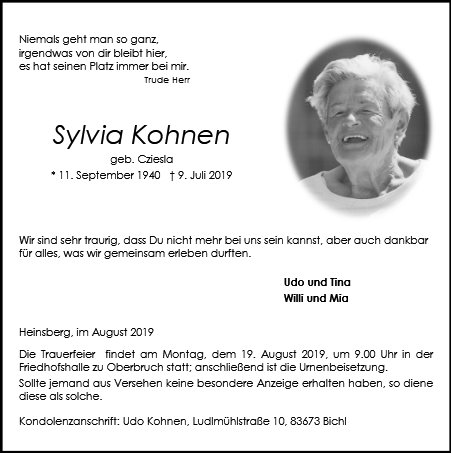 Sylvia Kohnen